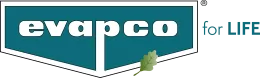Logo Evapco mit Eichenblatt und for Life